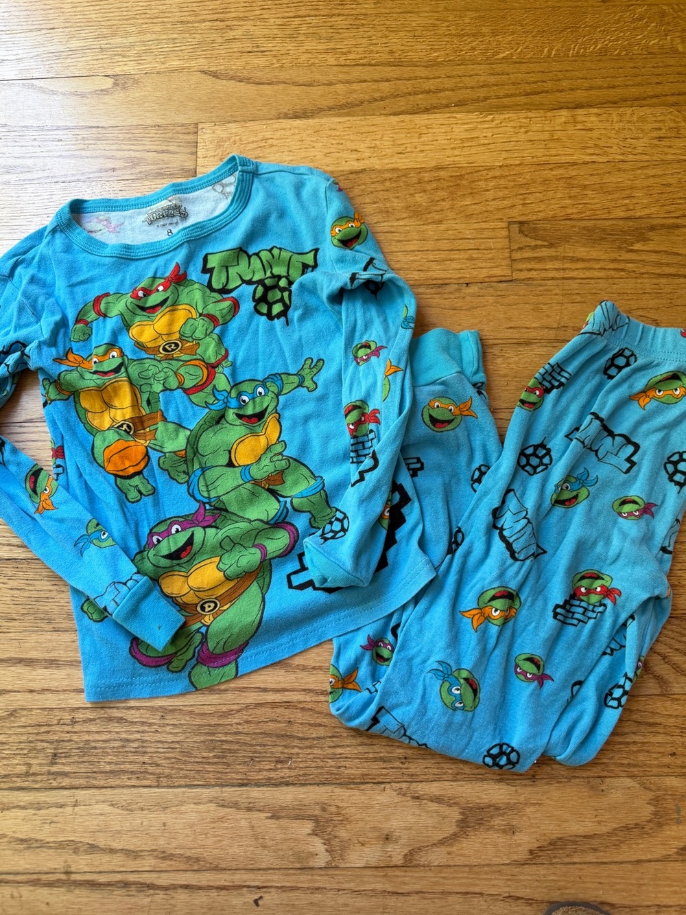 Blue Teenage Mutant Ninja Turtles Kids Pajama Set